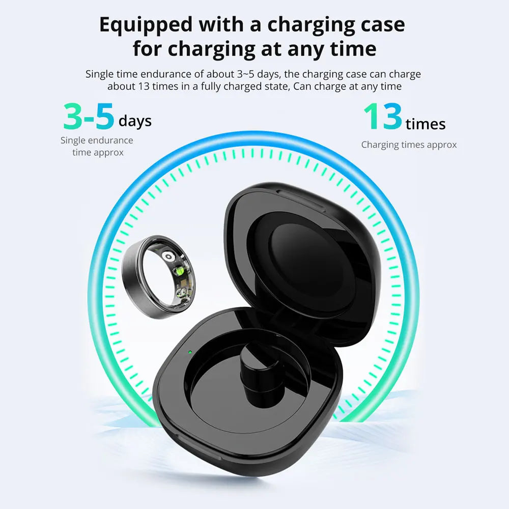 Smart Ring Health Monitor Waterproof