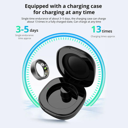 Smart Ring Health Monitor Waterproof